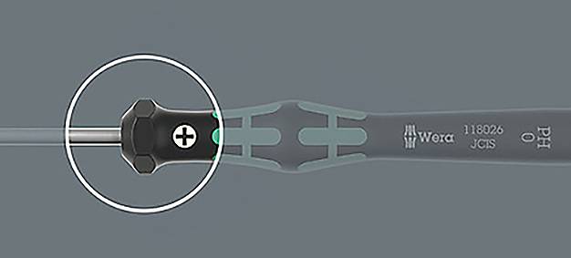 Wera 2067 Elektronik- u. Feinmechanik Torx-Schraubendreher Größe (Schraubendreher) T 6 Klingenlänge: 40mm 1St.