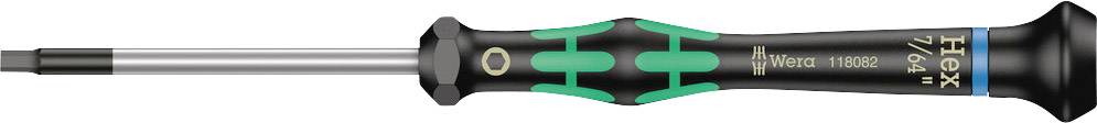 Wera 2054 Elektronik- u. Feinmechanik Innen-Sechskantschraubendreher Schlüsselweite (metrisch): 2.8mm Schlüsselweite (Zoll): 7/64
