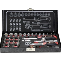 TOOLCRAFT Steckschlüsselsatz metrisch 1/4" (6.3 mm) 36teilig 826363 TOOLCRAFT Steckschlüsselsatz metrisch 1/4" (6.3 mm) 36teilig 826363