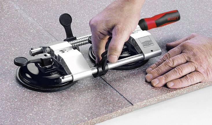 Plattenspanner PS55 Bessey PS55 Spann-Weite (max.):55 mm Produktabmessung, Länge: 361 mm