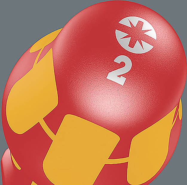 Wera 165 iS VDE Plus/minus-Schraubendreher Größe (Schraubendreher) SL/PZ 2 Klingenlänge: 100mm