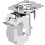 Blickle 298679 Stahlblech-Lenkrolle mit Feststeller, Ø 100mm Ausführung (allgemein) Lenkrolle mit Anschraubplatte und