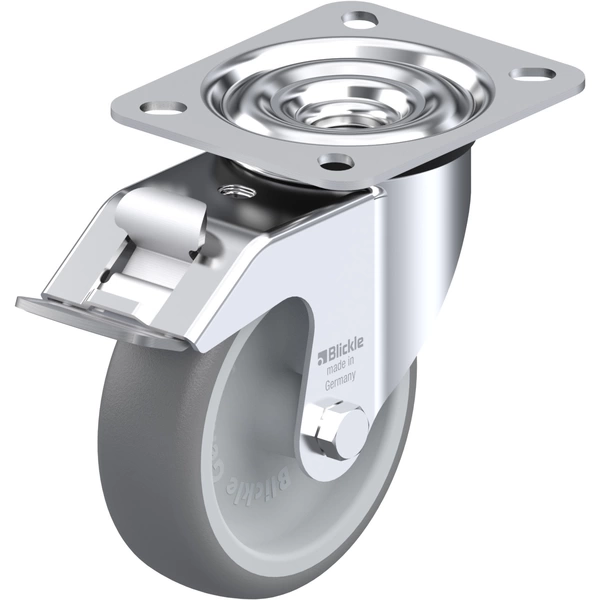 Blickle 605550 LE-TPA 102G-FI Lenkrolle mit Feststeller Rad-Durchmesser: 100mm Tragfähigkeit (max.): 110kg 1St. Blickle 605550 LE-TPA 102G-FI Lenkrolle mit Feststeller Rad-Durchmesser: 100mm Tragfähigkeit (max.): 110kg 1St.