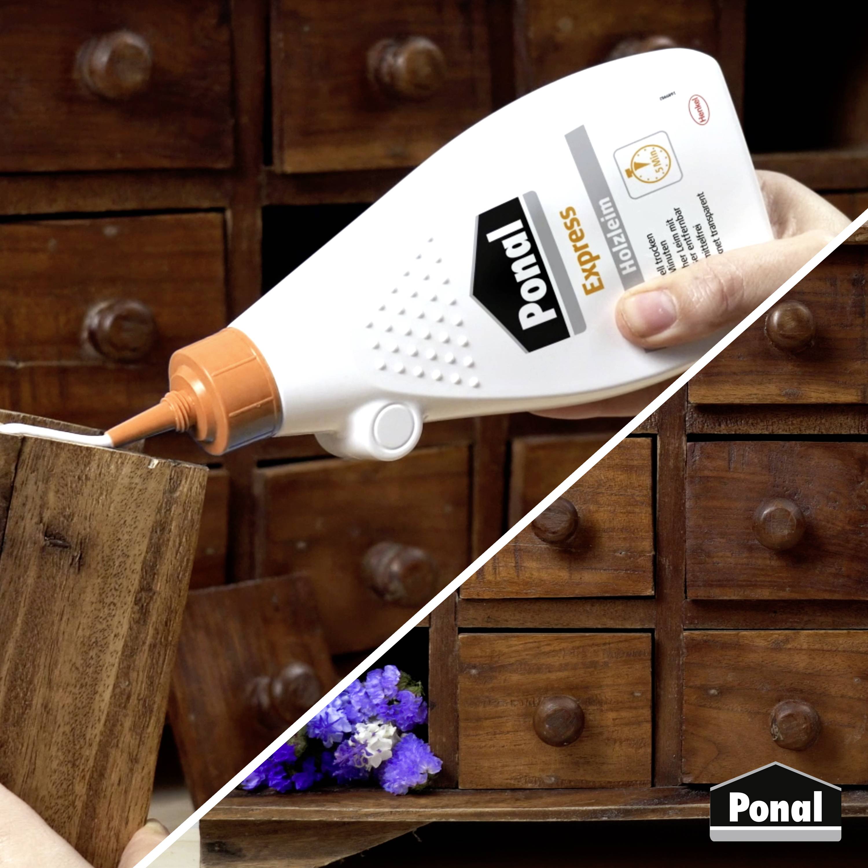 Ponal EXPRESS Holzleim PN10X 550g