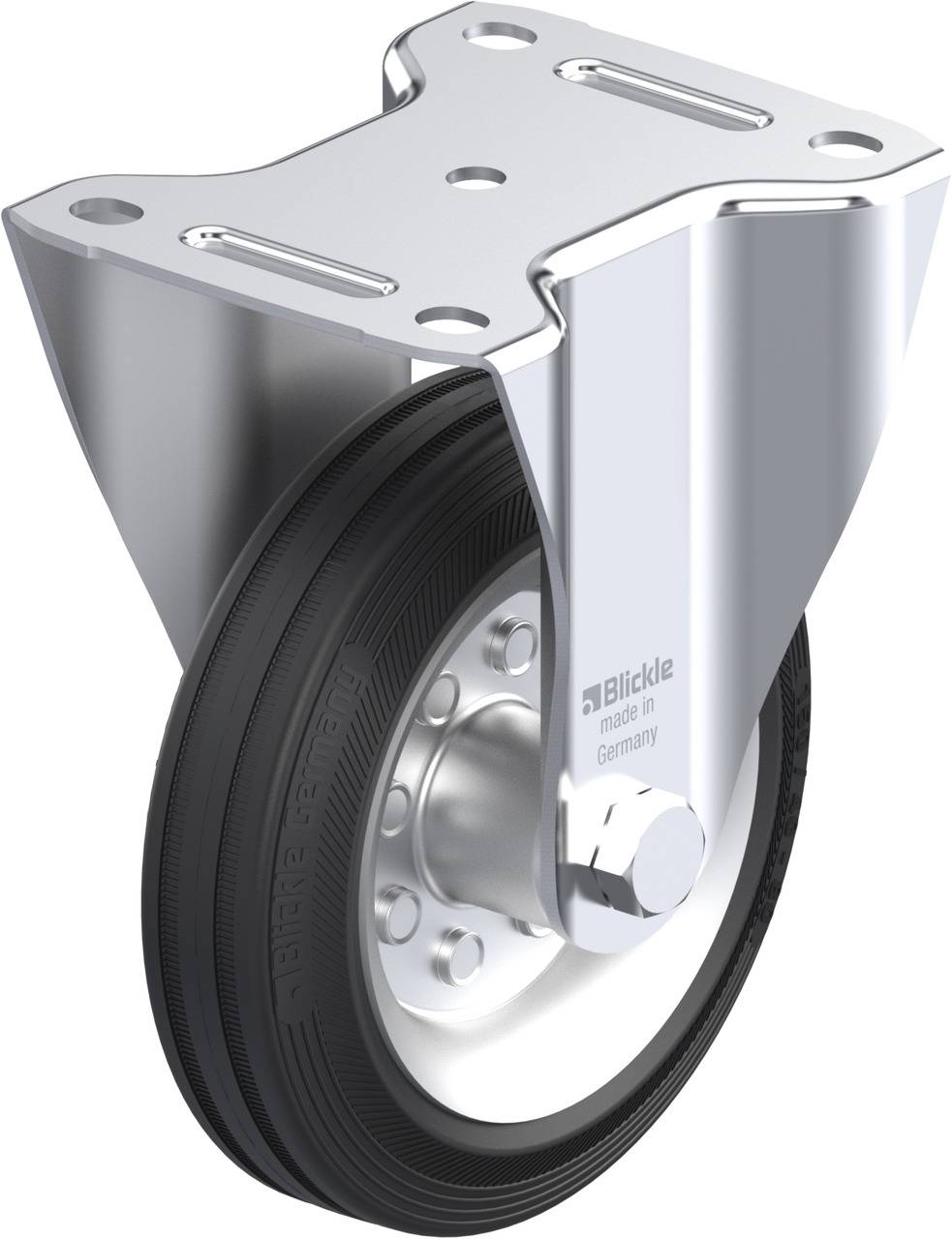 Blickle 832119 B-VE 150R Bockrolle Rad-Durchmesser: 150mm Tragfähigkeit (max.): 135kg 1St.