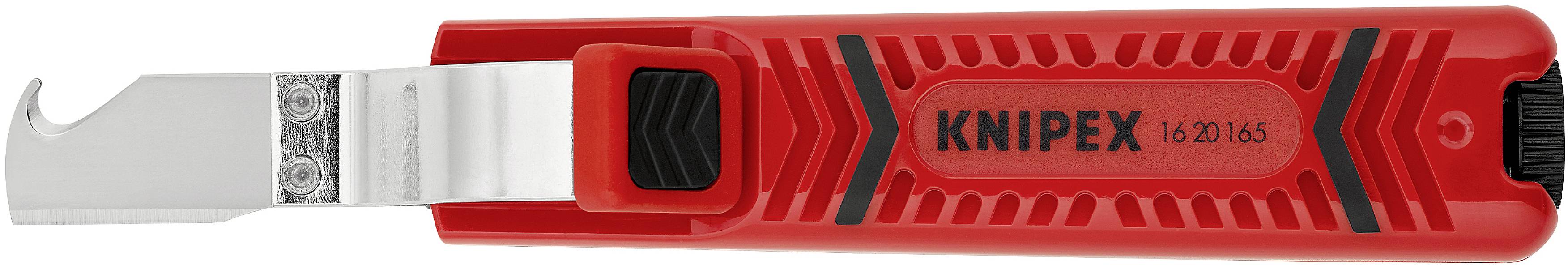 Knipex 16 20 165 SB Abisoliermesser Geeignet für Rundkabel 8 bis 28 mm