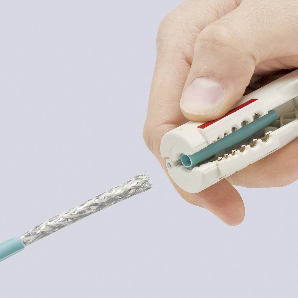 Knipex 16 65 125 SB Kabelentmanteler Geeignet für CAT5-Kabel 4.5 bis 10 mm 0.2 bis 4.0 mm²