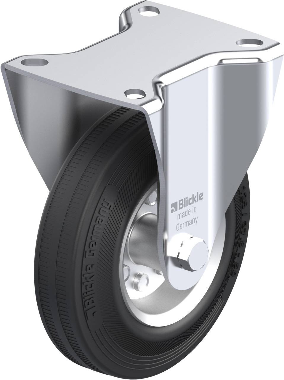 Blickle 275800 B-VE 125R Bockrolle Rad-Durchmesser: 125 mm Tragfähigkeit (max.): 100 kg 1 St.