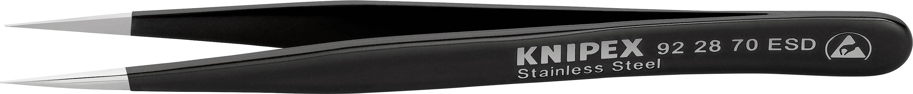 Knipex 92 28 70 ESD Präzisionspinzette Spitz, fein 110 mm