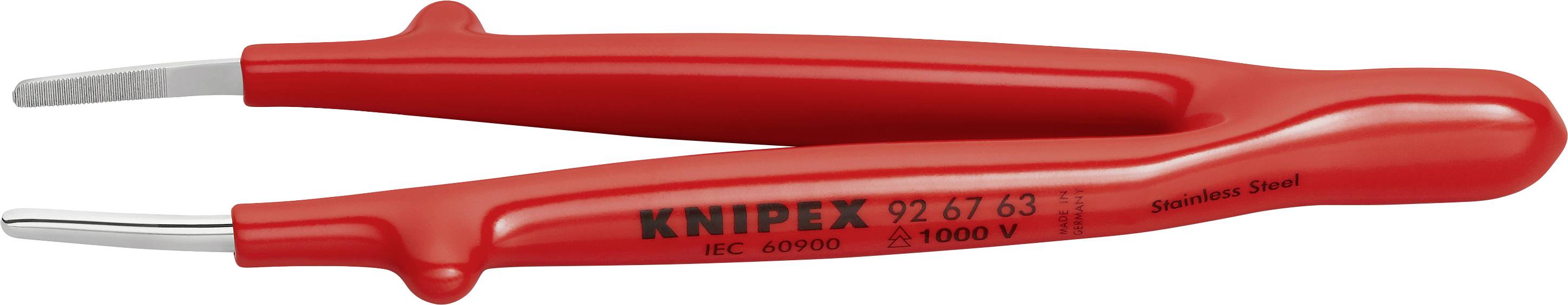 Knipex 92 67 63 VDE-Pinzette Abgerundet 145 mm