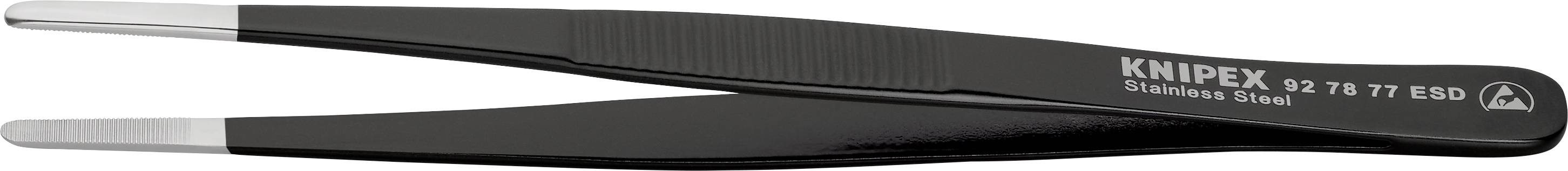 Knipex 92 78 77 ESD Präzisionspinzette Stumpf 145 mm