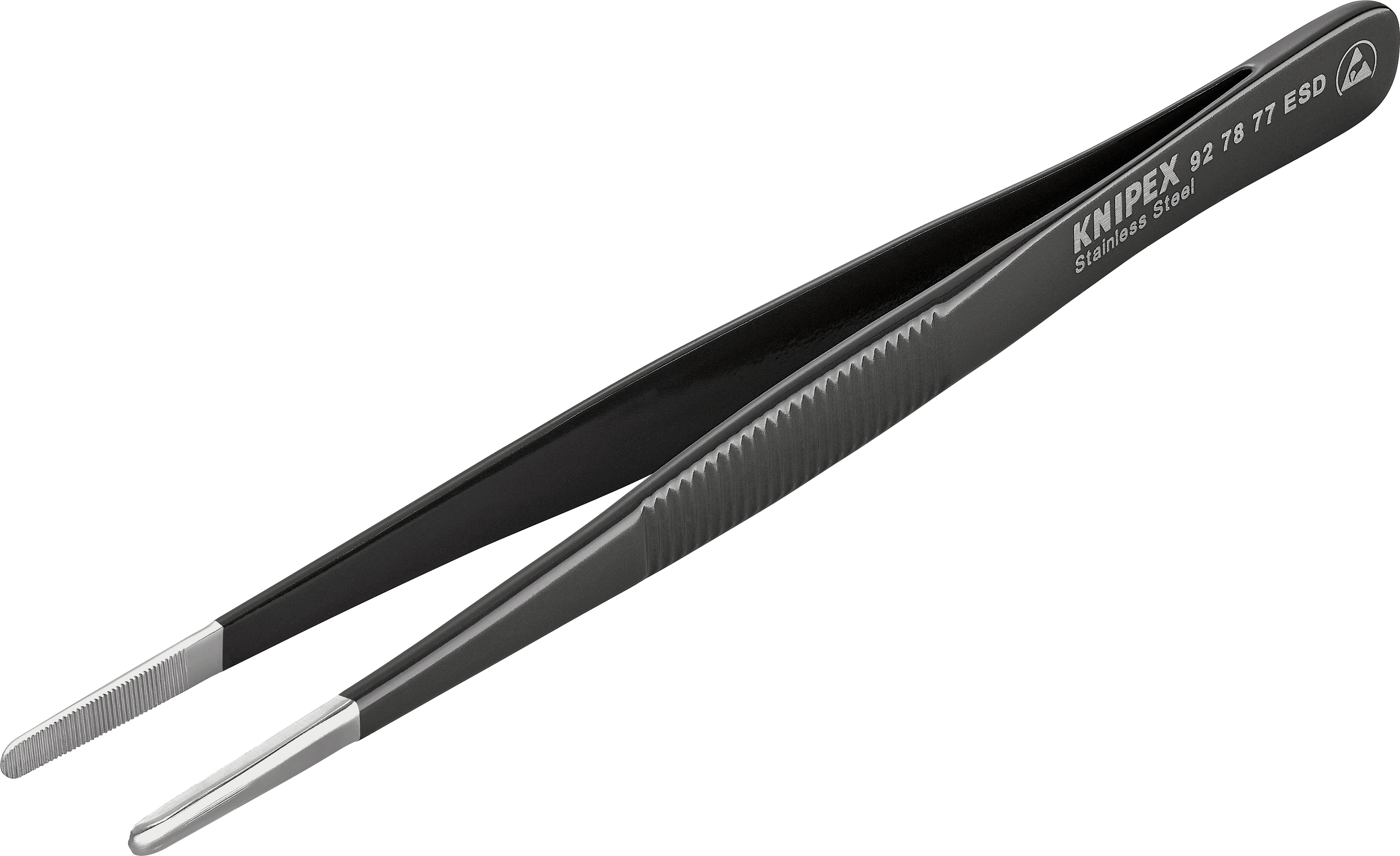 Knipex 92 78 77 ESD Präzisionspinzette Stumpf 145 mm