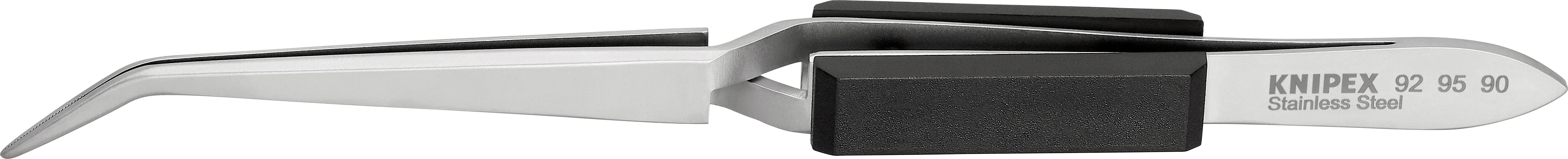 Knipex 92 95 90 Lötpinzette Spitz, schmal, gebogen 45° 160 mm