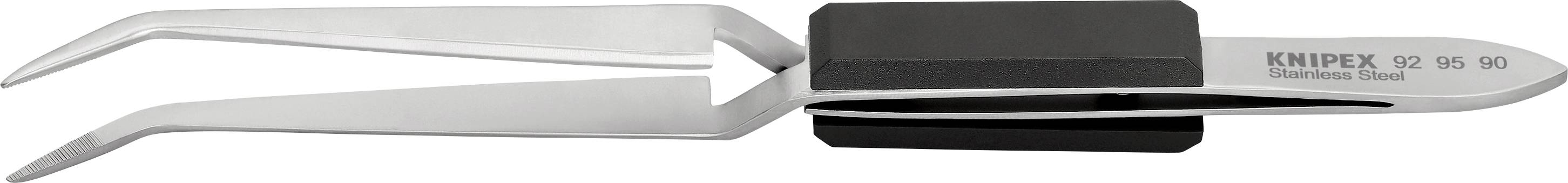 Knipex 92 95 90 Lötpinzette Spitz, schmal, gebogen 45° 160mm