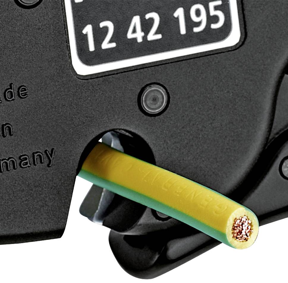 Knipex MultiStrip 10 12 42 195 Automatische Abisolierzange 0.03 bis 10 mm² 7 bis 32