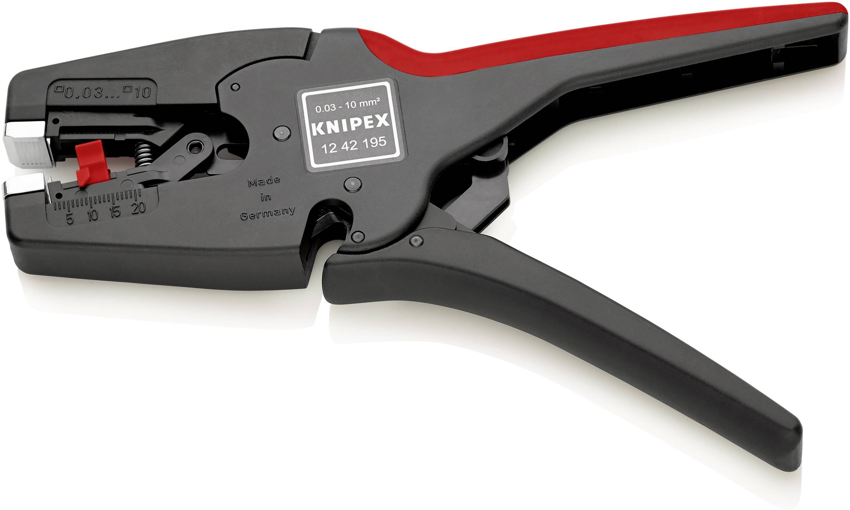 Knipex MultiStrip 10 12 42 195 Automatische Abisolierzange 0.03 bis 10 mm² 7 bis 32