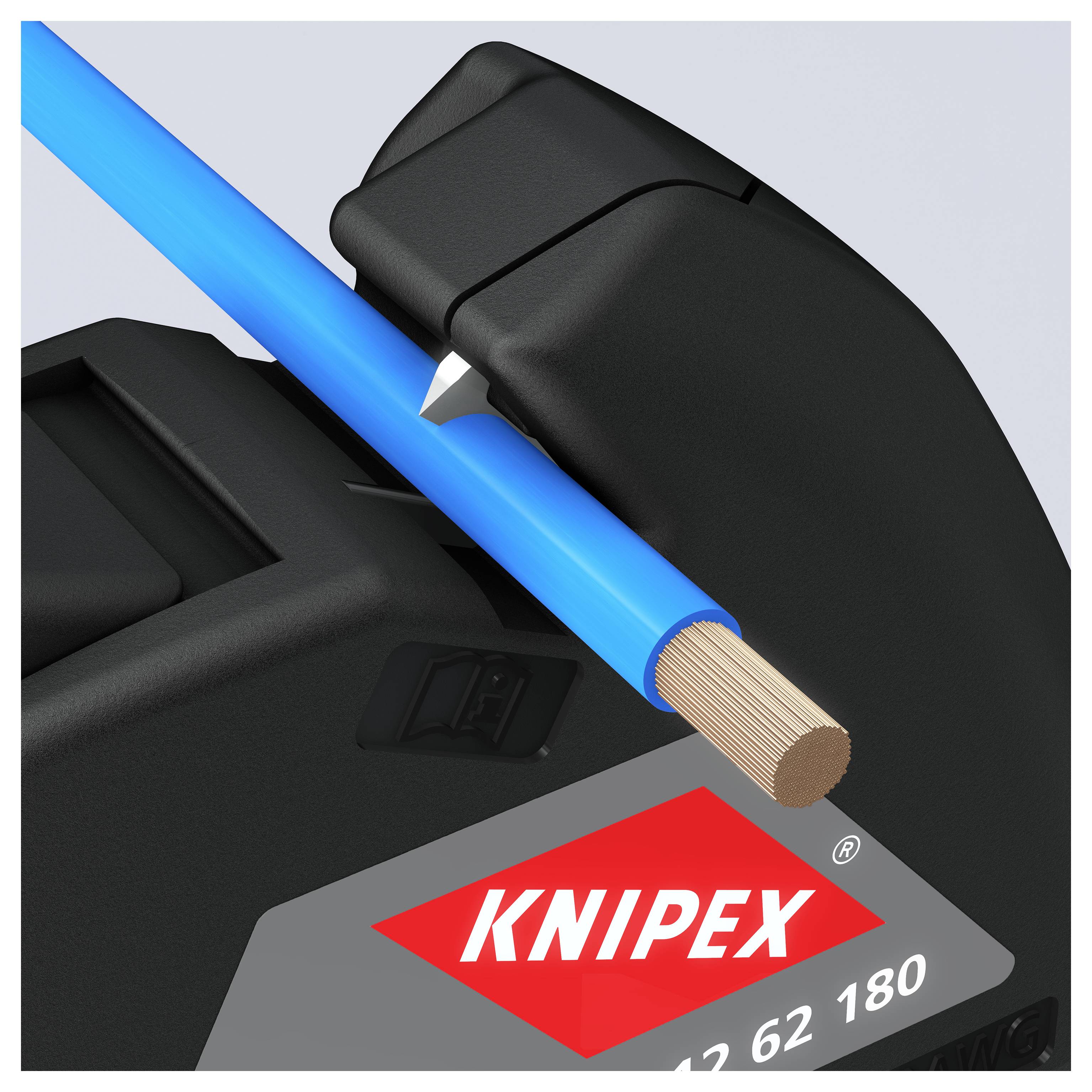 Knipex 1262 12 62 180 Abmantelungszange 0.2 bis 6mm² 10 bis 24