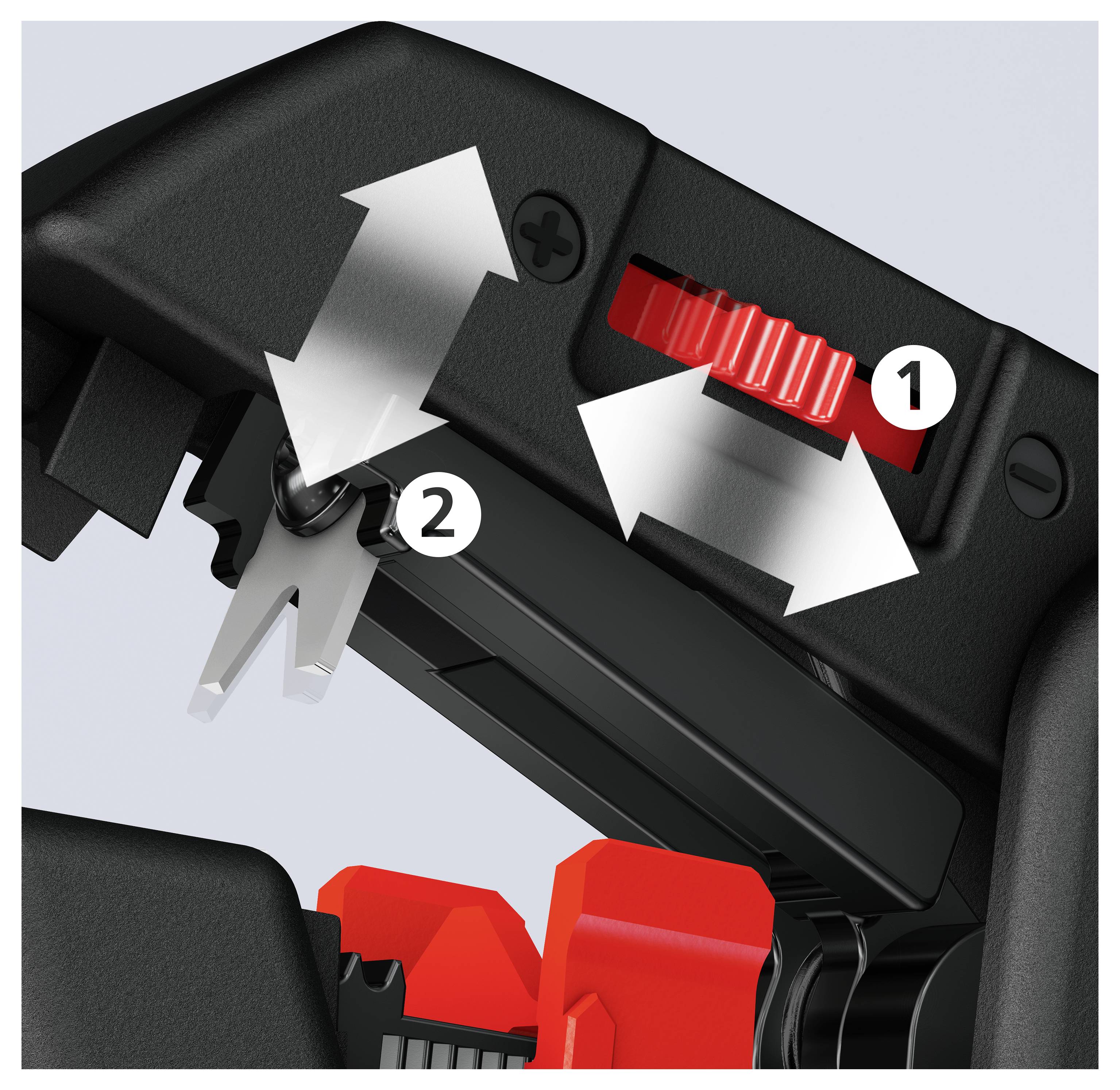 Knipex 1262 12 62 180 Abmantelungszange 0.2 bis 6mm² 10 bis 24