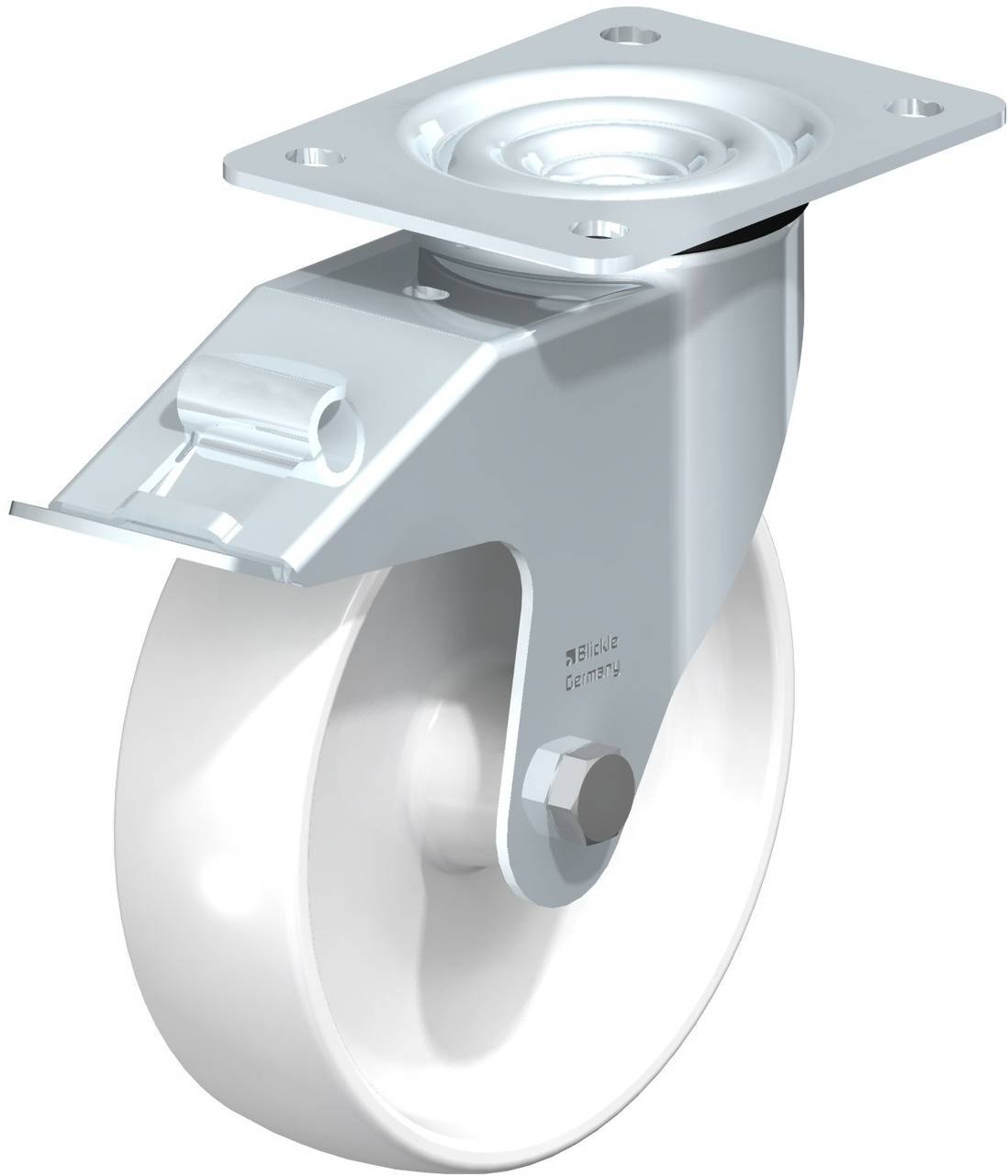 Blickle 525048 LE-PO 175G-FI Lenkrolle mit Feststeller Rad-Durchmesser: 175mm Tragfähigkeit (max.): 300kg 1St.