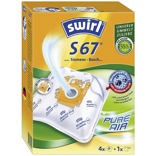 Swirl S67 PureAir Staubsaugerbeutel 4St.