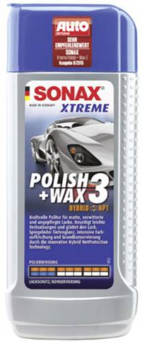 Sonax Xtreme Polish & Wax 3 NanoPro 202100 Autowachs 250ml