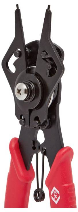 C.K T3716 Seegeringzange Passend für (Seegeringzangen) Außen- und Innenringe 12-22mm 12-22mm Spitzenform (Details) gerade