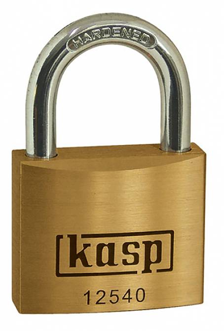 KASP K12540A1 Vorhängeschloss 40 mm gleichschließend Goldgelb Schlüsselschloss