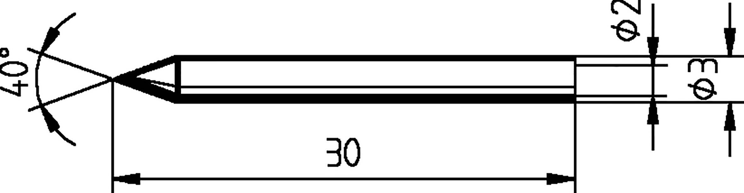 Ersa 012 BD Lötspitze Bleistiftform Spitzen-Größe 0.3mm Inhalt 1St.