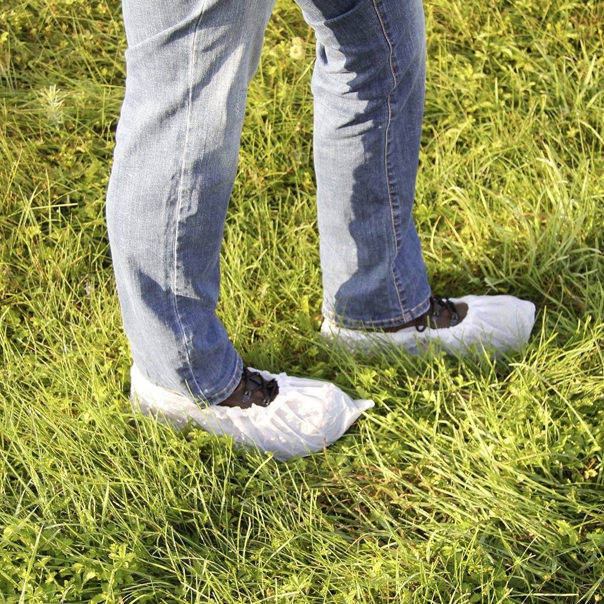 CleanGo Leipold Doehle 25194 Überziehschuhe Größe (Details)=Unisize Weiß