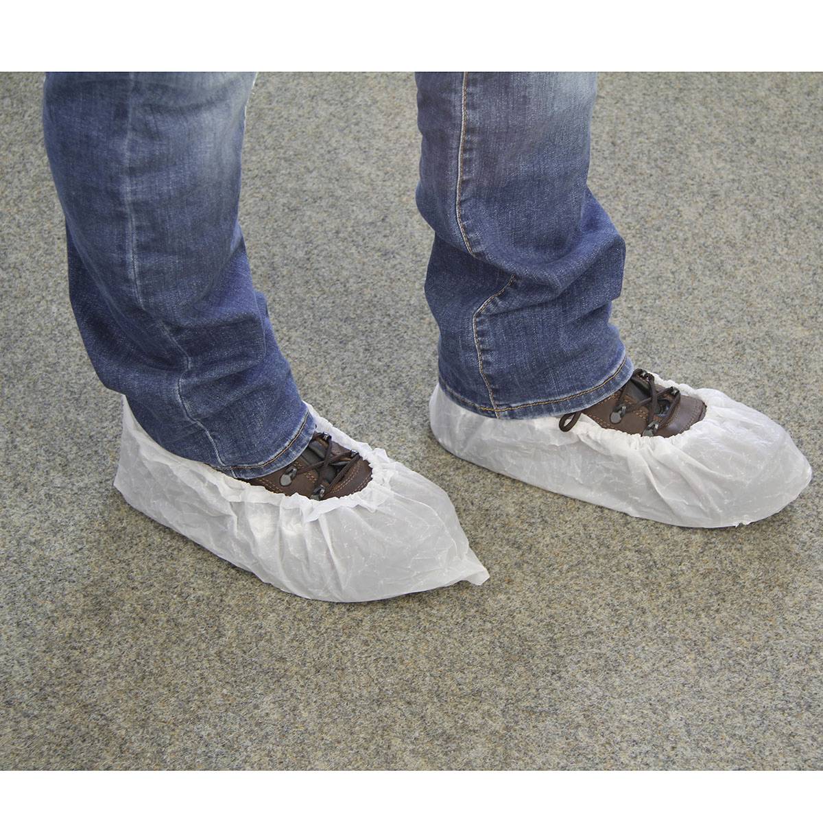 CleanGo Leipold Doehle 25194 Überziehschuhe Größe (Details)=Unisize Weiß