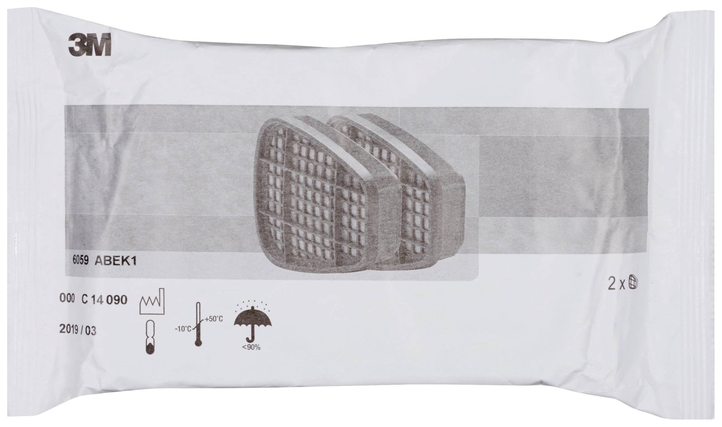 3M 6059 Filter für Druckluftsystem S-200+ 4 Paar