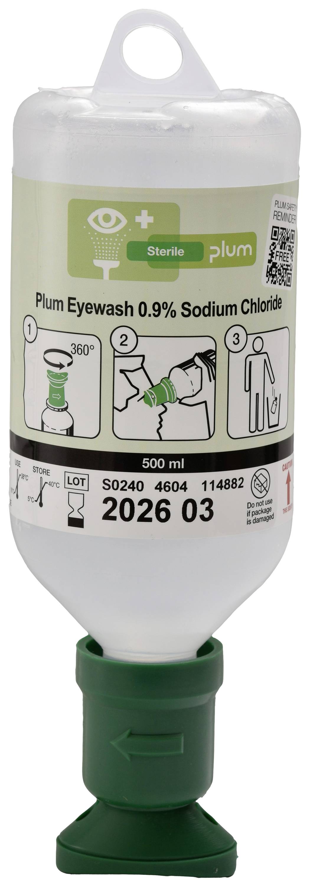 PLUM BR 314 005 Augenspülflasche befüllt