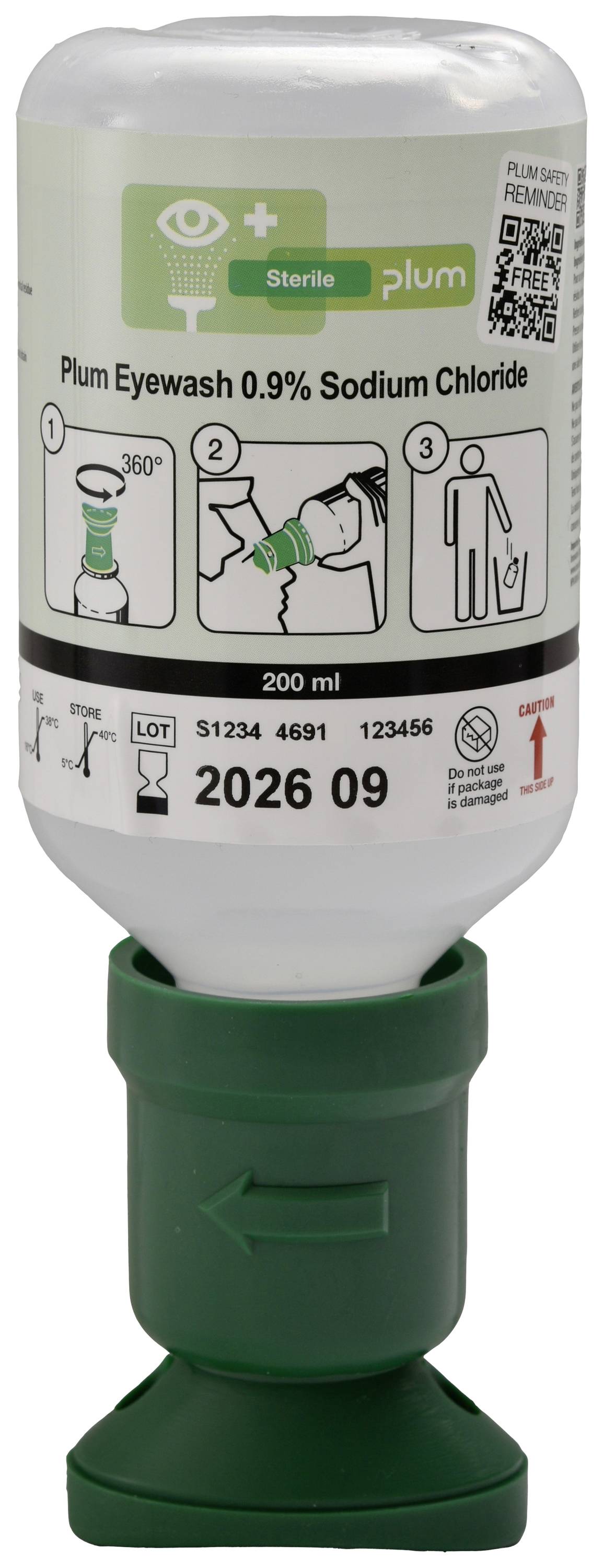 PLUM BR 314 010 Augenspülflasche befüllt