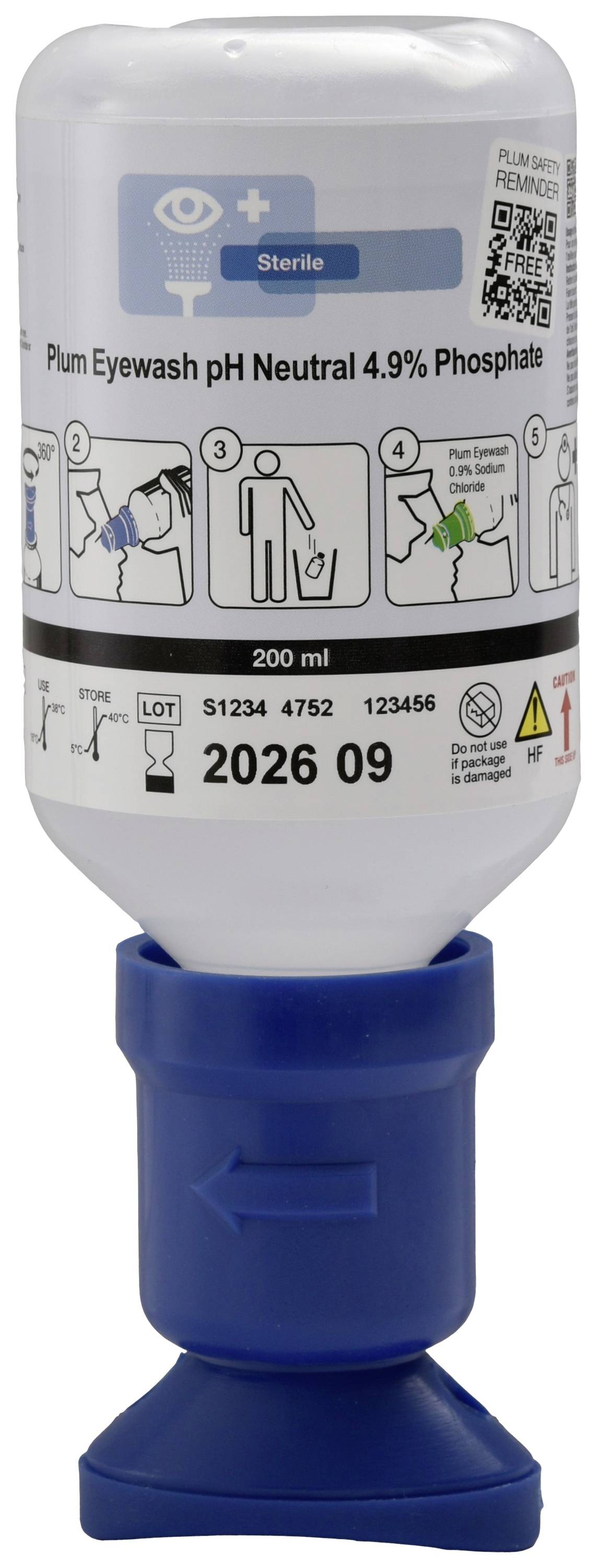 PLUM BR 315 010 Augenspülflasche befüllt