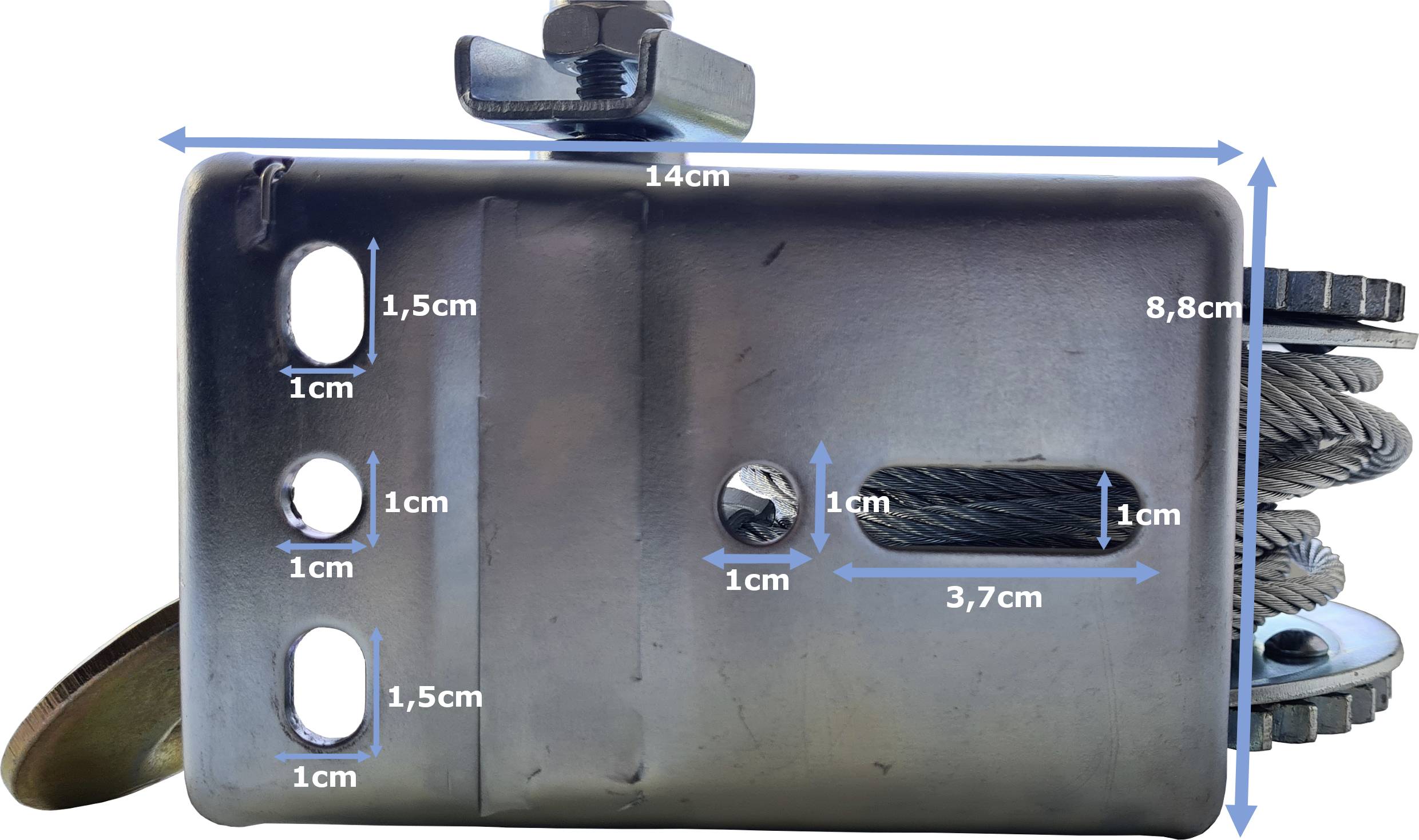 Berger & Schröter Handseilwinde 60001 Zugkraft (stehend)=800 kg