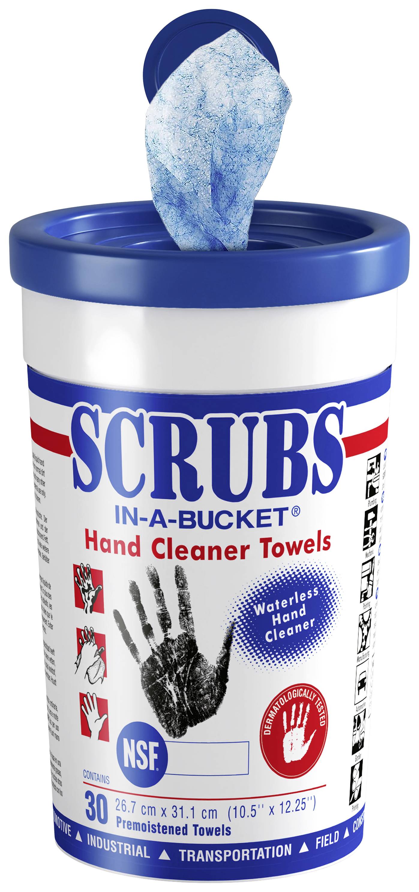 Scrubs In-a-Bucket 4019114422307 Handreinigungstücher 30St.