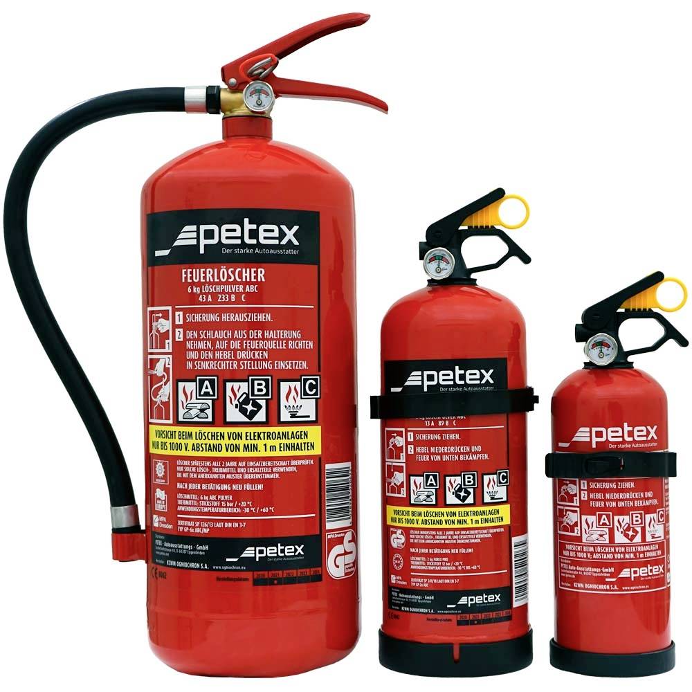 Petex 43970000 Feuerlöscher SUV, Pkw (Ø x H) 95 mm x 300 mm 1 St.
