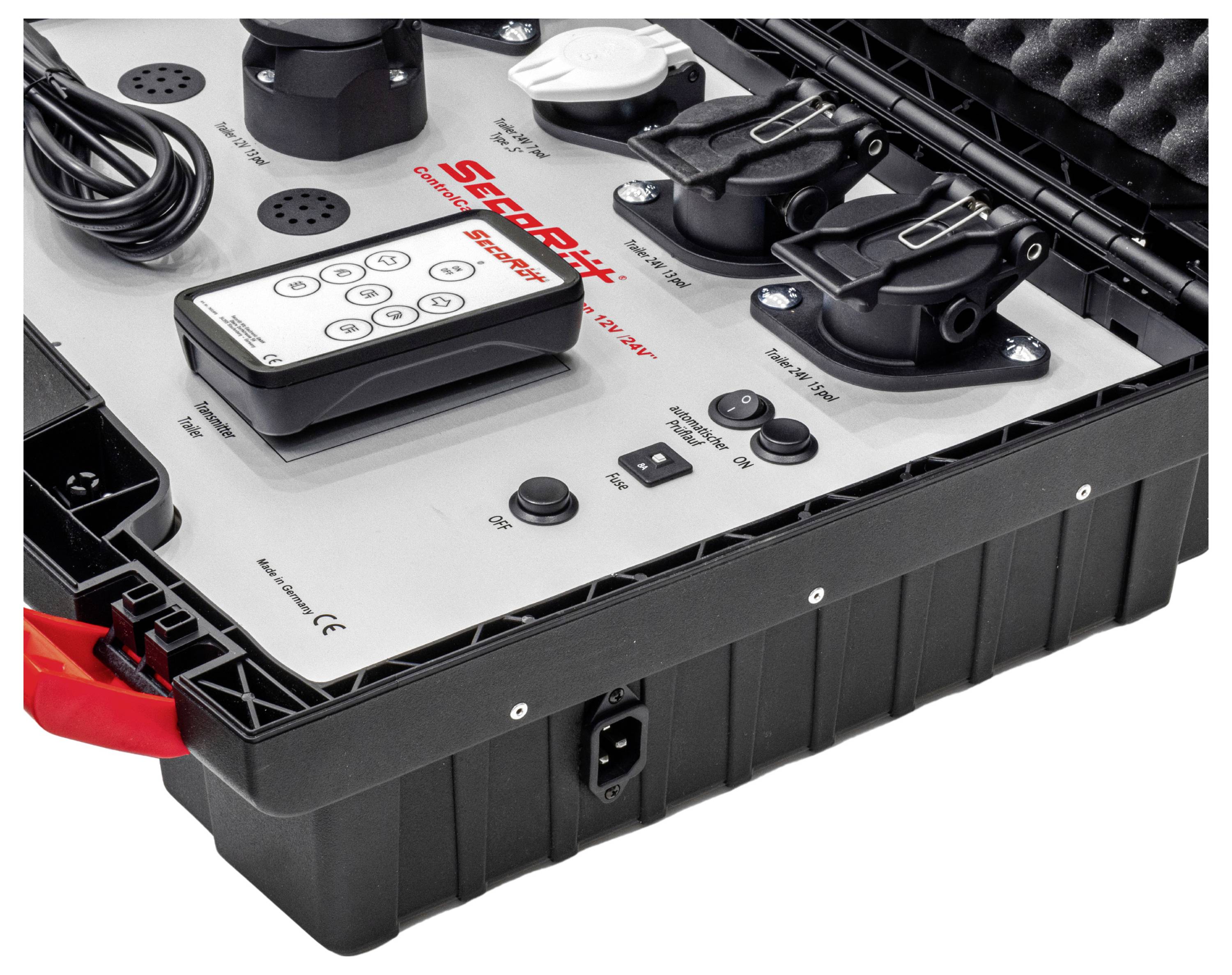 SecoRüt 40320 Anhängerprüfkoffer 24V Pole:12 V;24V