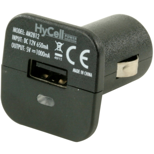 Ansmann USB-Adapter für den Zigarettenanzünder Belastbarkeit Strom max.=1 A Passend für (Details) Zigarettenanzünder, USB-A