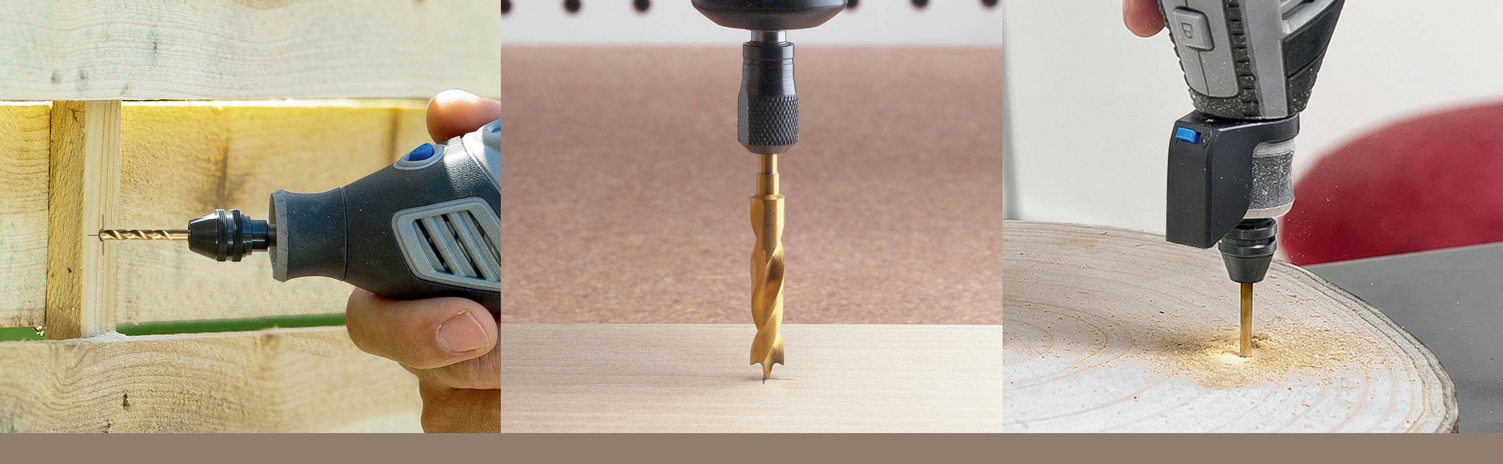 Dremel 26150636JA Holz-Spiralbohrer-Set 4teilig 3 mm, 4 mm, 5 mm, 6 mm Zylinderschaft 1 Set