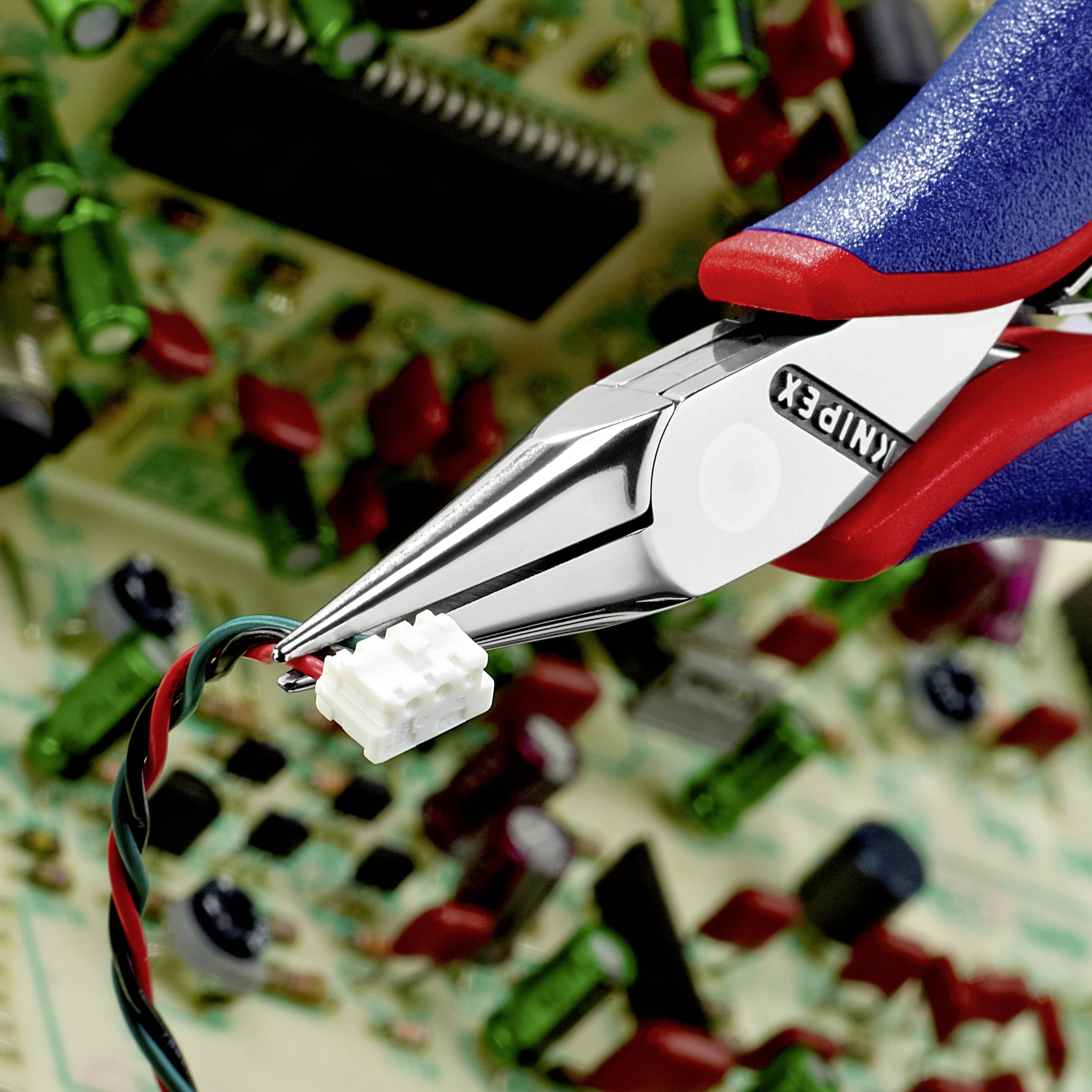 Knipex 35 22 115 SB Elektronik- u. Feinmechanik Spitzzange Gerade 115 mm