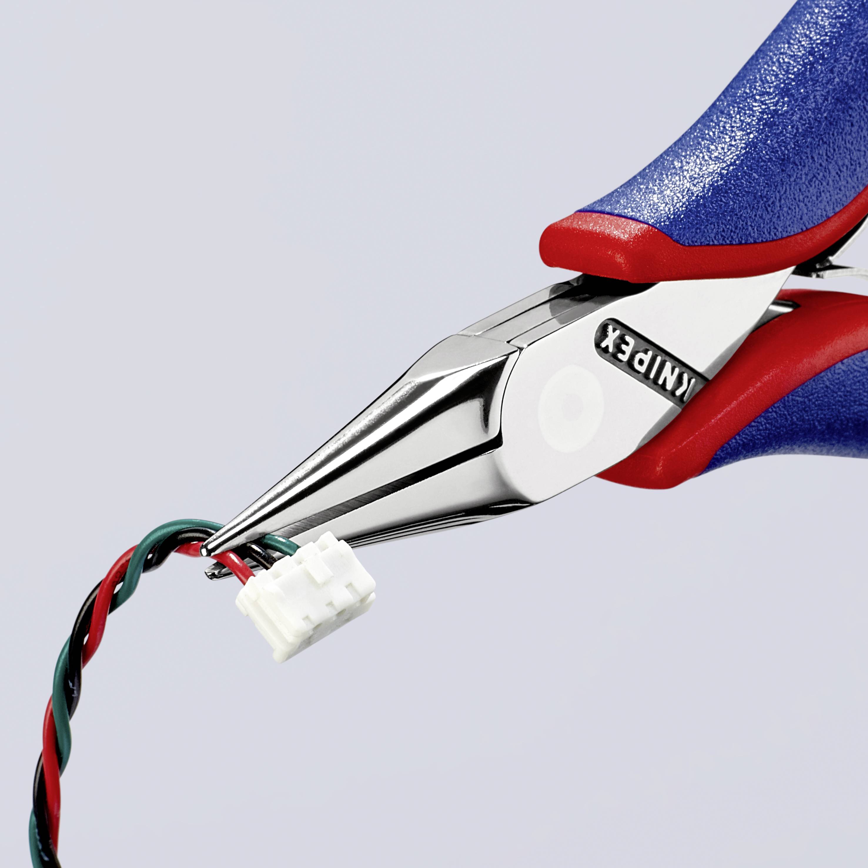 Knipex 35 22 115 SB Elektronik- u. Feinmechanik Spitzzange Gerade 115 mm