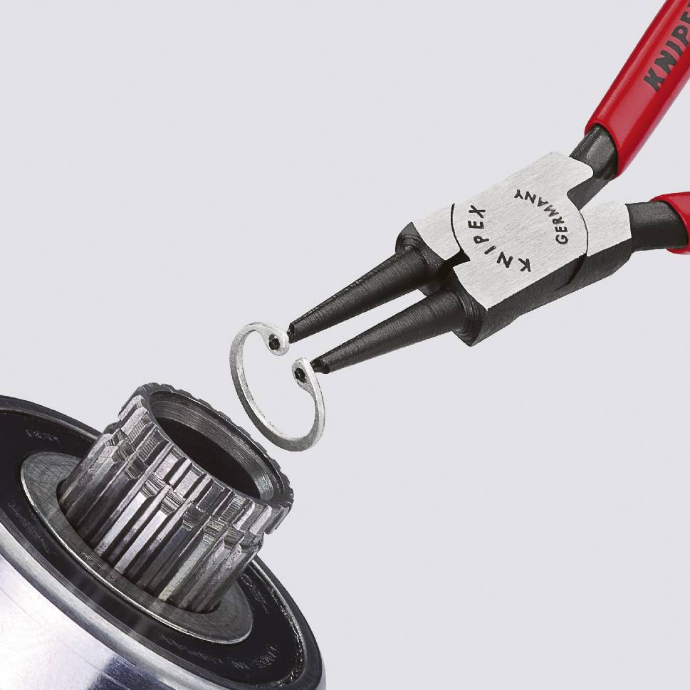 Knipex 44 11 J1 Seegeringzange Passend für (Seegeringzangen) Innenringe 12-25mm Spitzenform (Details) gerade