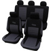 Cartrend 60122 Active Sitzbezug 11teilig Polyester Silber Fahrersitz, Beifahrersitz, Rücksitz