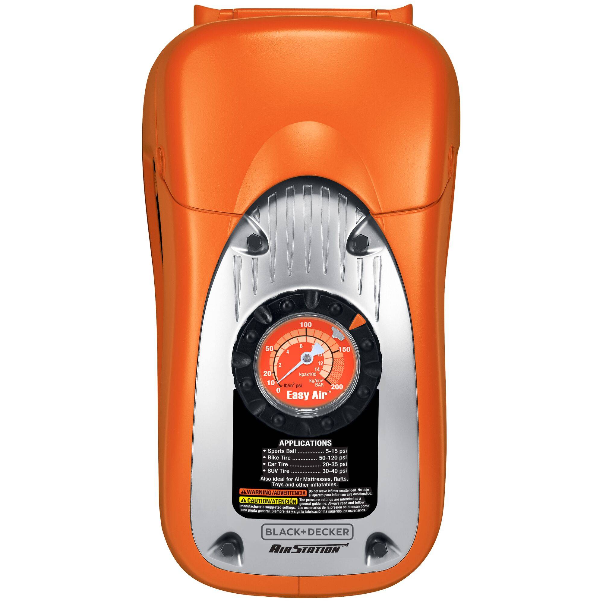 Black & Decker ASI300-XJ Kompressor 11 bar Doppelkopf, Digitales Display, Automatische Abschaltung