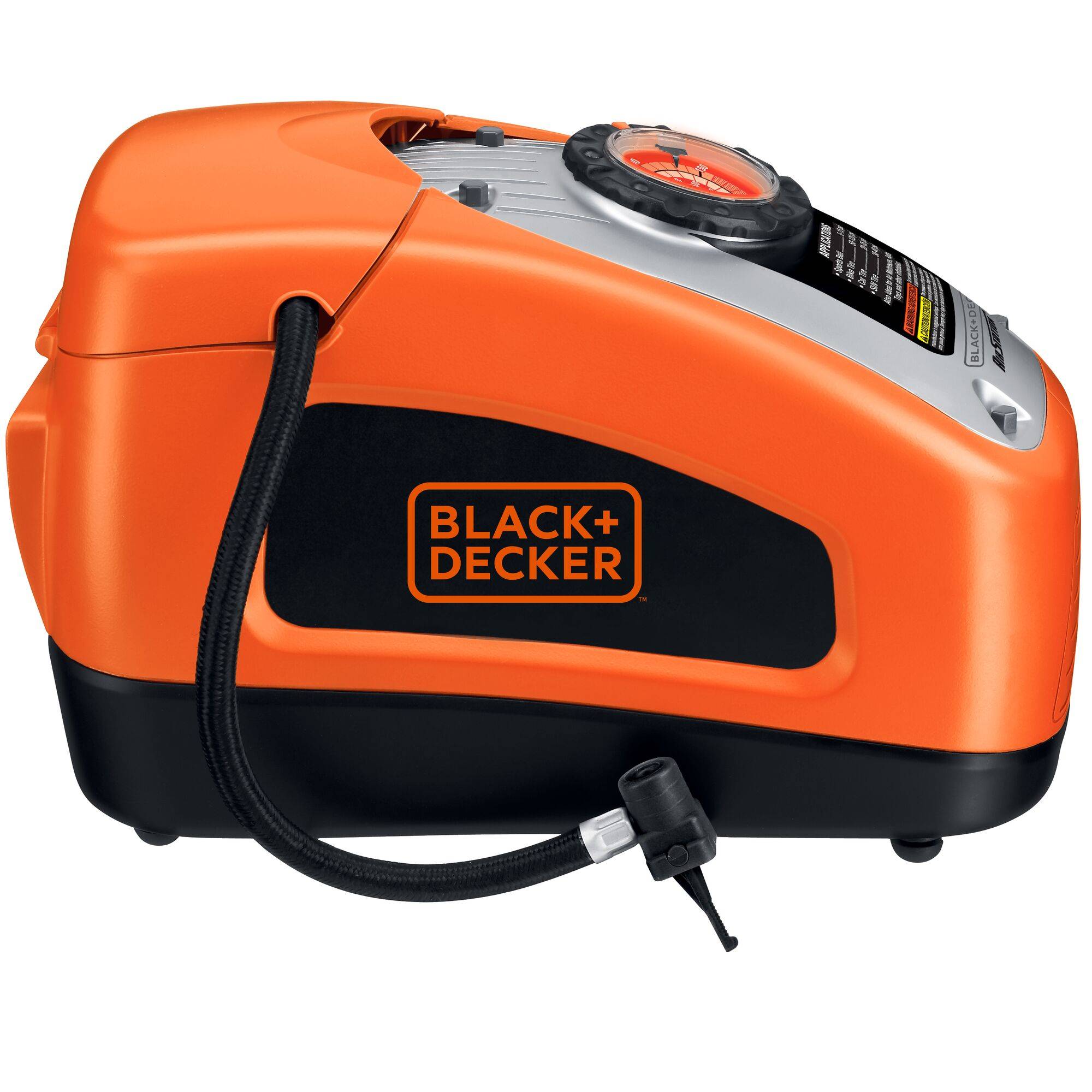 Black & Decker ASI300-XJ Kompressor 11 bar Doppelkopf, Digitales Display, Automatische Abschaltung