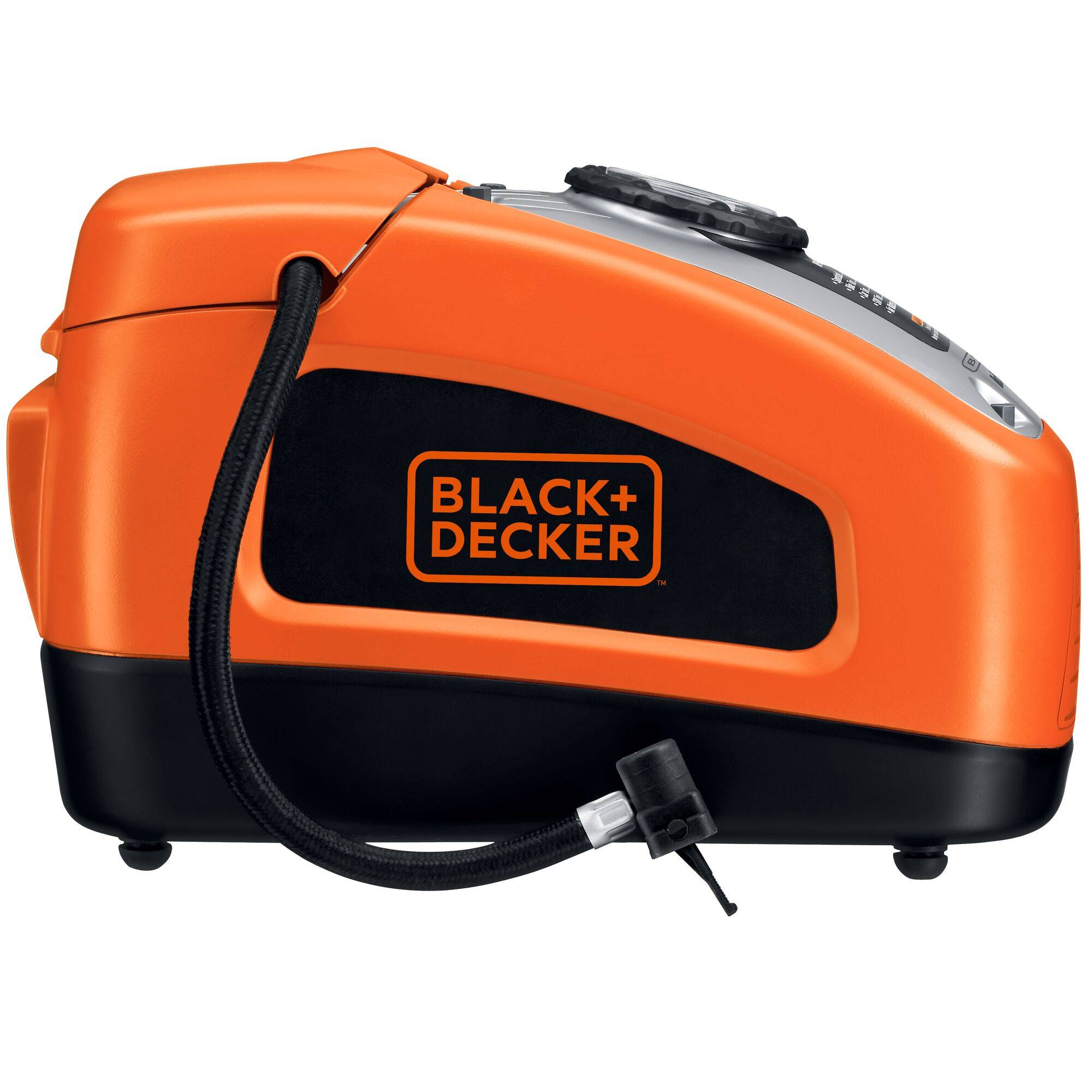Black & Decker ASI300-XJ Kompressor 11 bar Doppelkopf, Digitales Display, Automatische Abschaltung