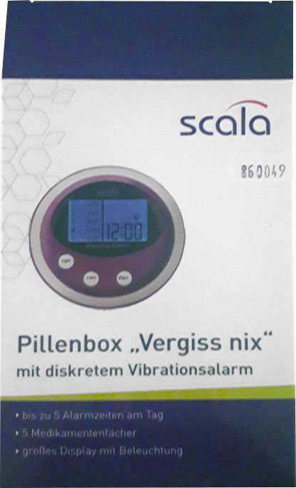 Scala "Vergiss Nix" Pillenbox