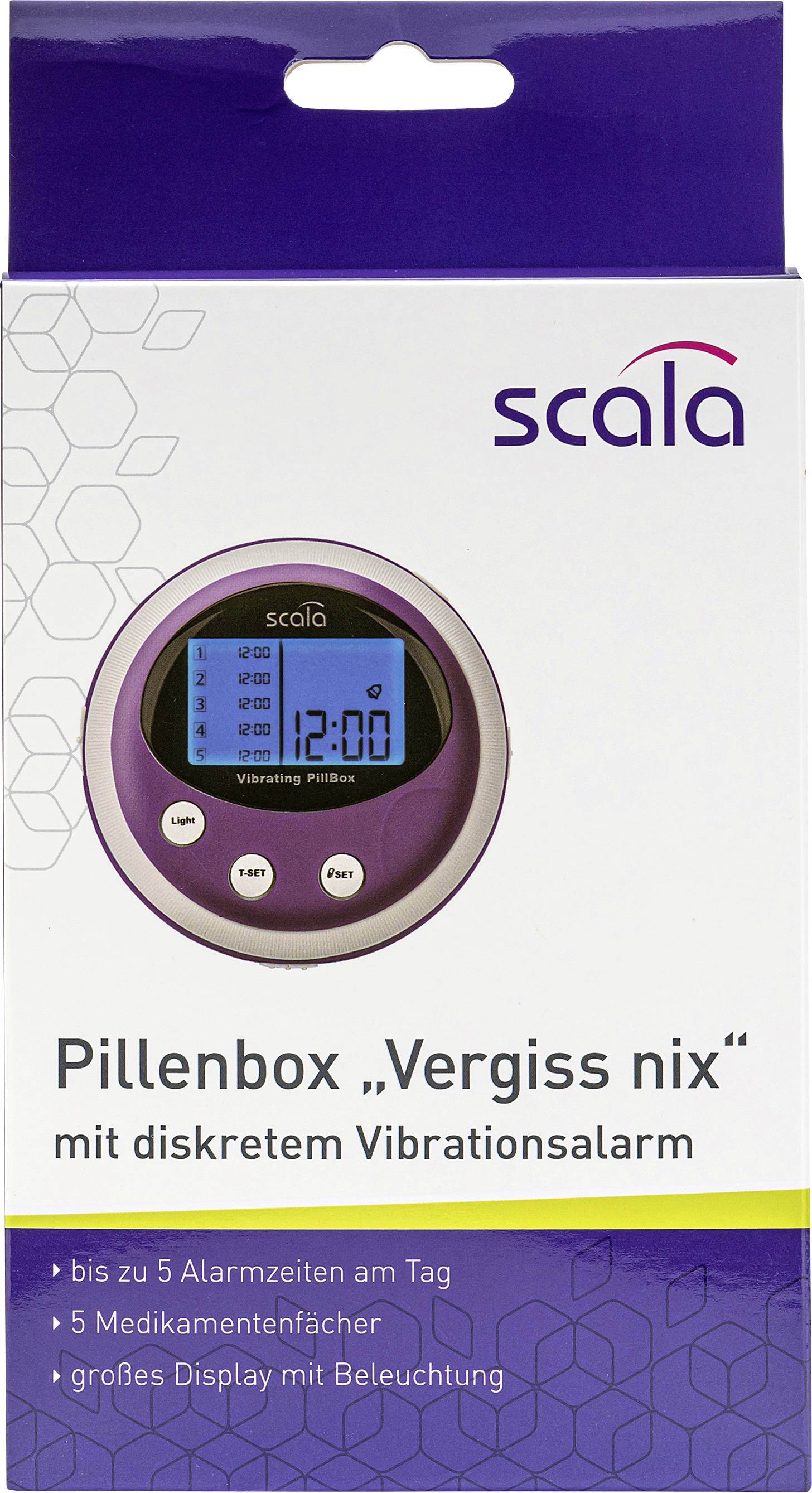 Scala "Vergiss Nix" Pillenbox