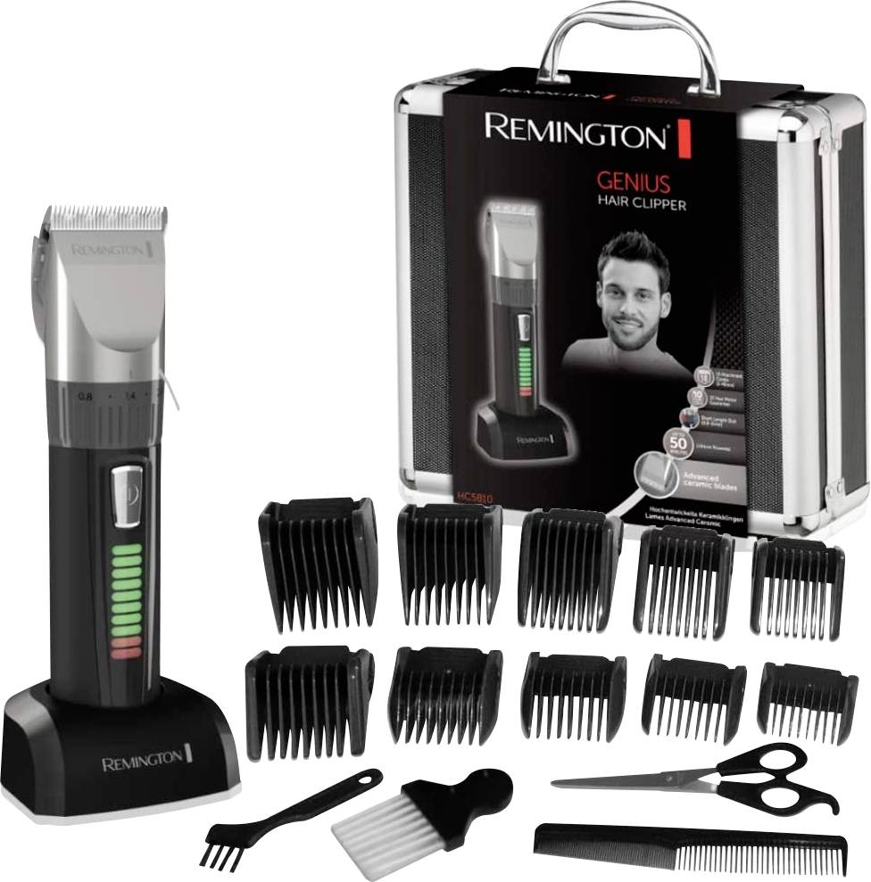 Remington HC5810 Genius Haarschneider, Bartschneider Schwarz, Grau